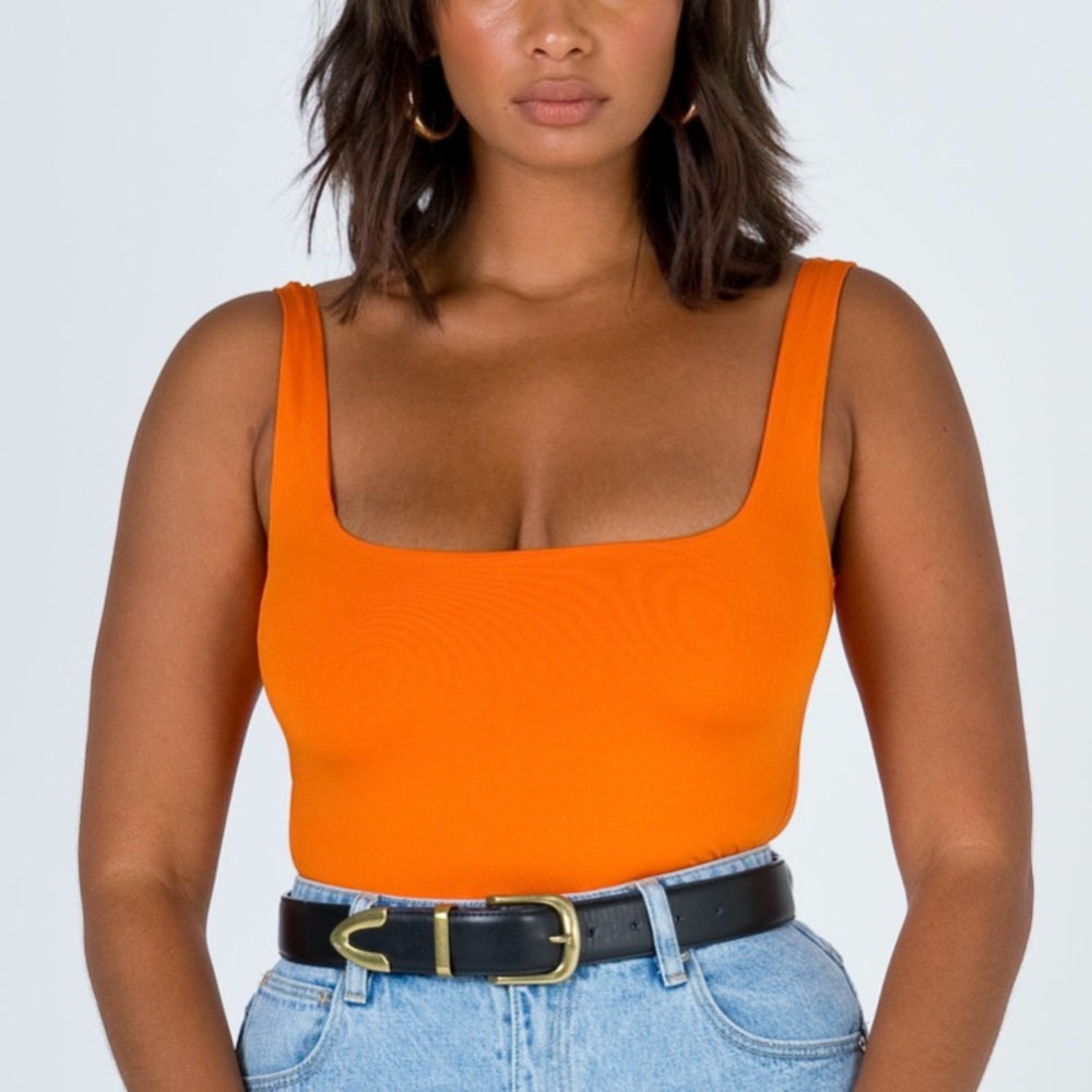 Orange Body suit